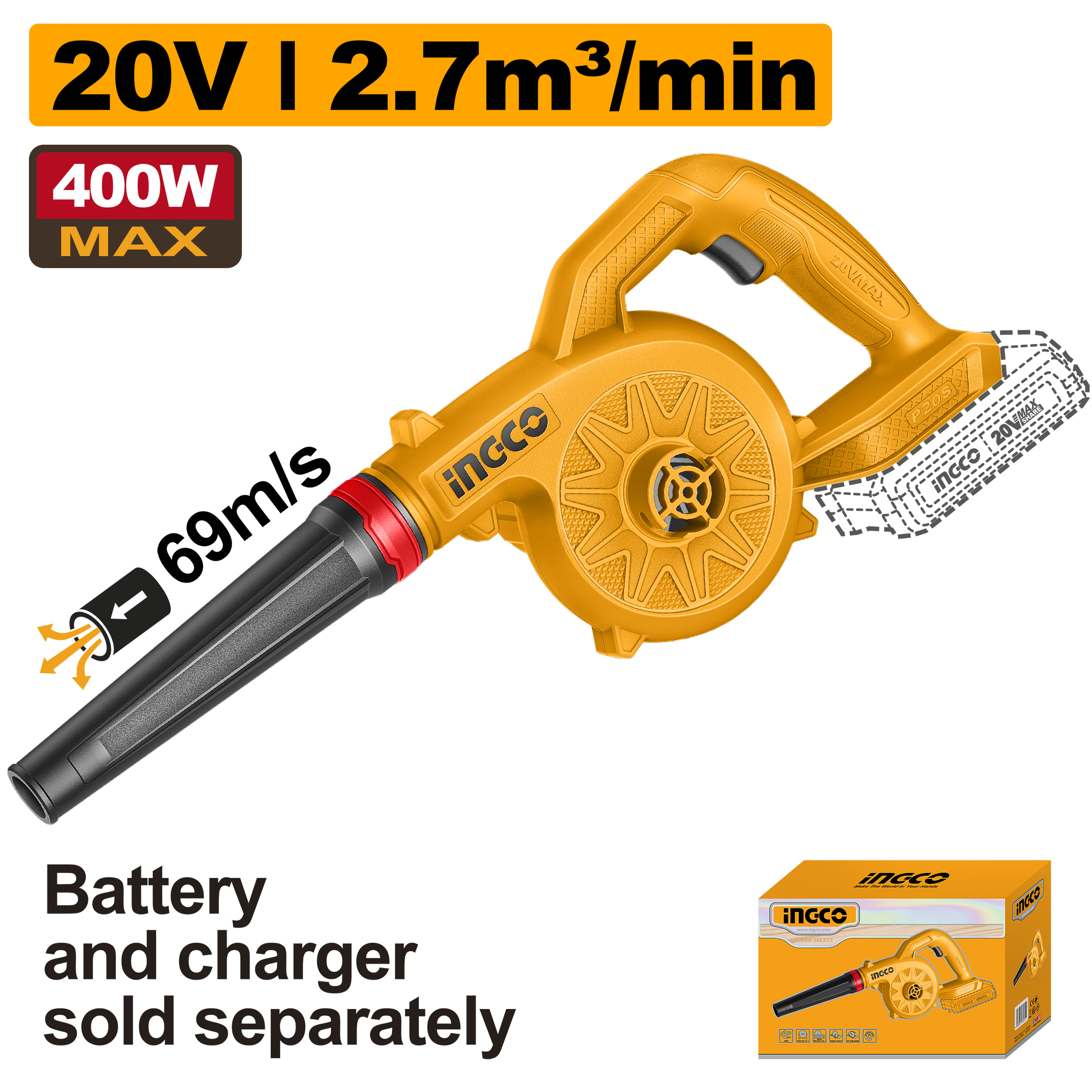 Suflanta Frunze 20V 2.7mc/min