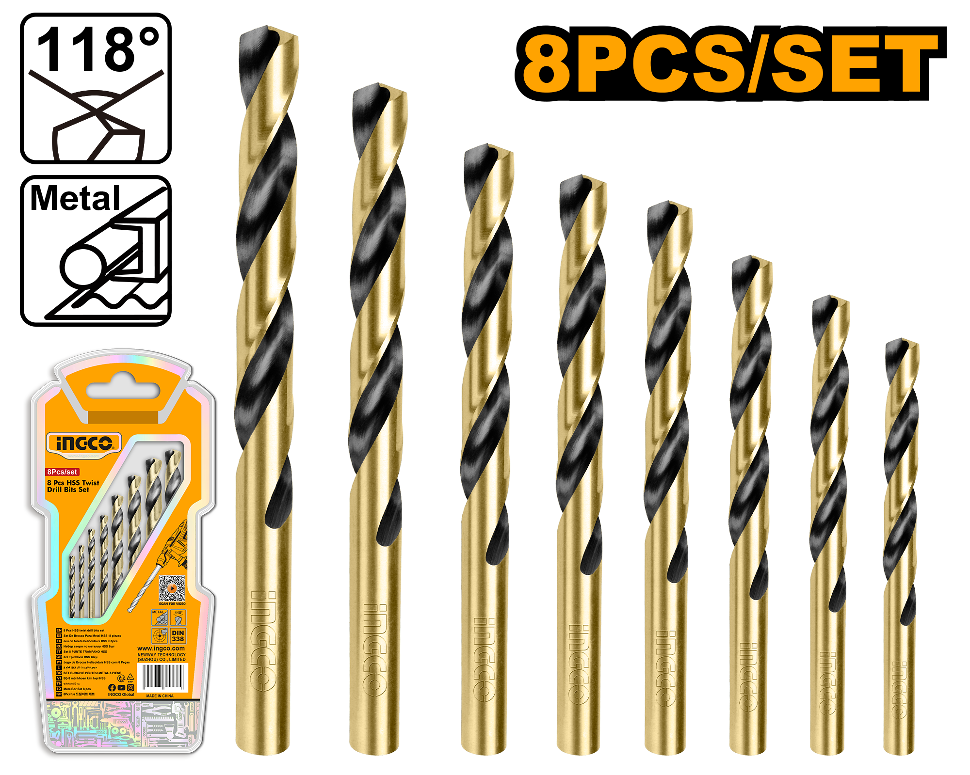 Set Burghie Metal 8buc