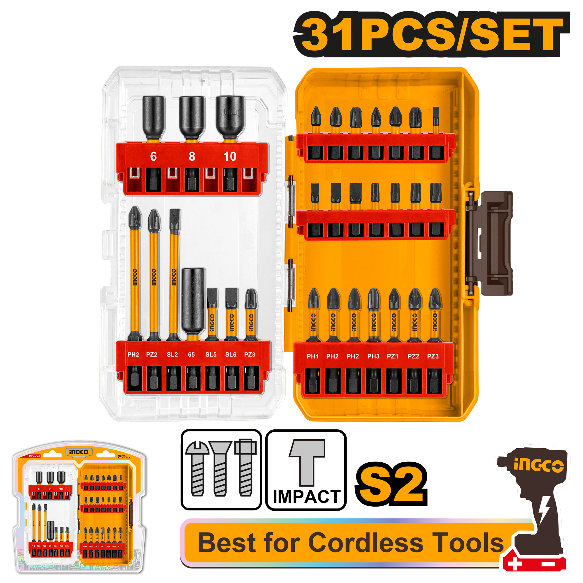 Set Biti Impact 31buc