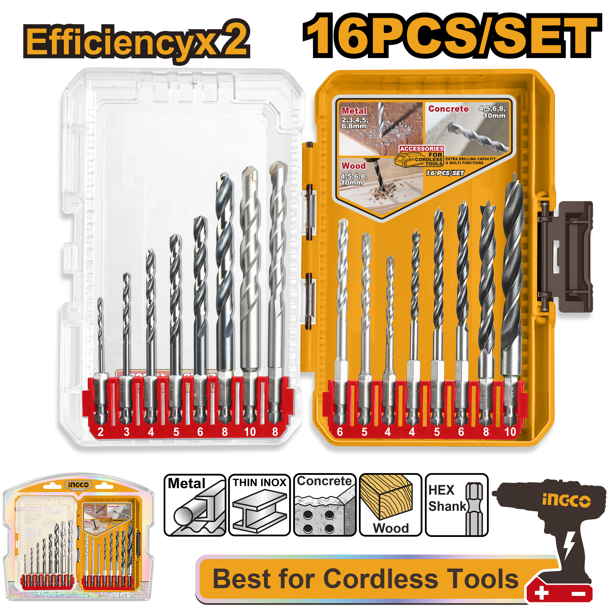 Set Burghie Multifunctionale 16buc Industrial