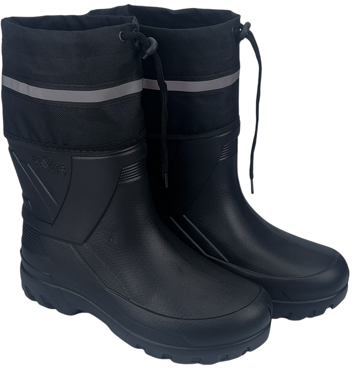Cizme Barbati negre RH01 Banda reflectorizanta 6per/bax