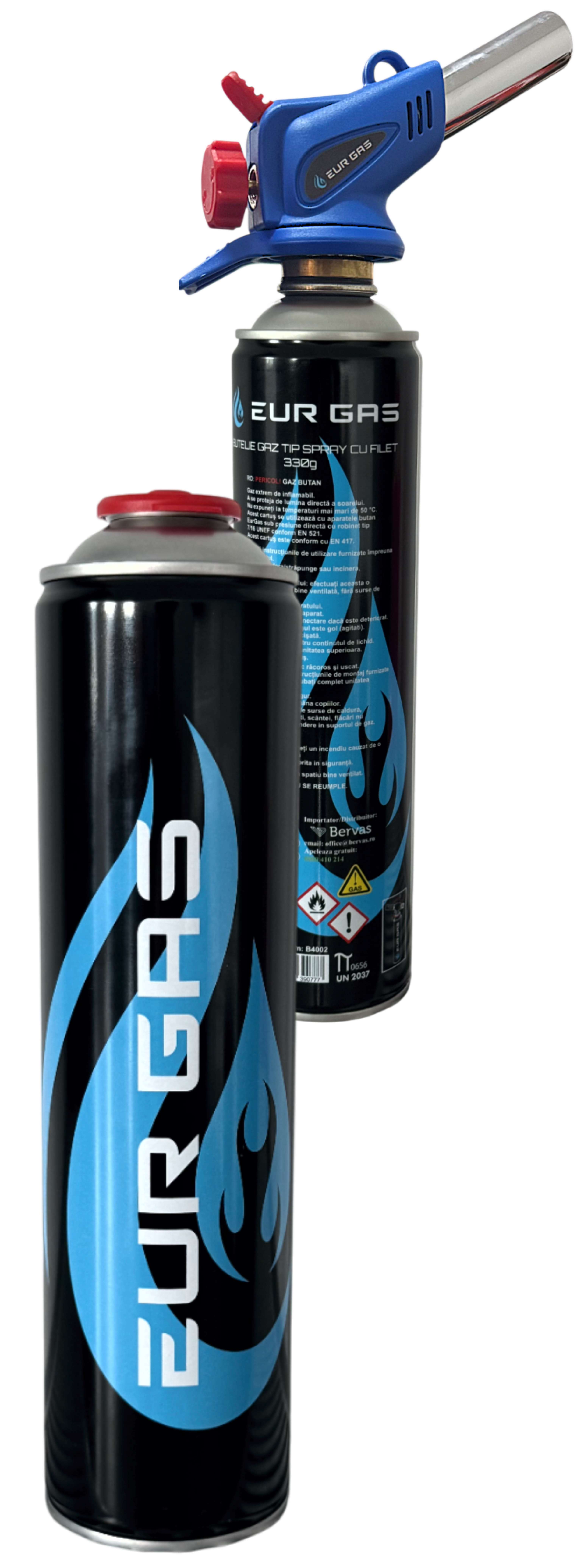 Butelie Gaz 330gr tip Spray cu Filet EurGas