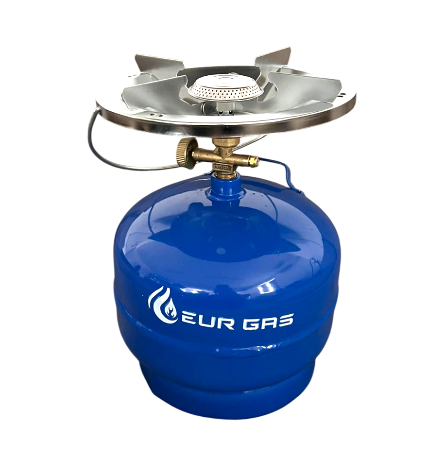 Butelie de Gaz EurGas 2kg 4,8L cu Arzator