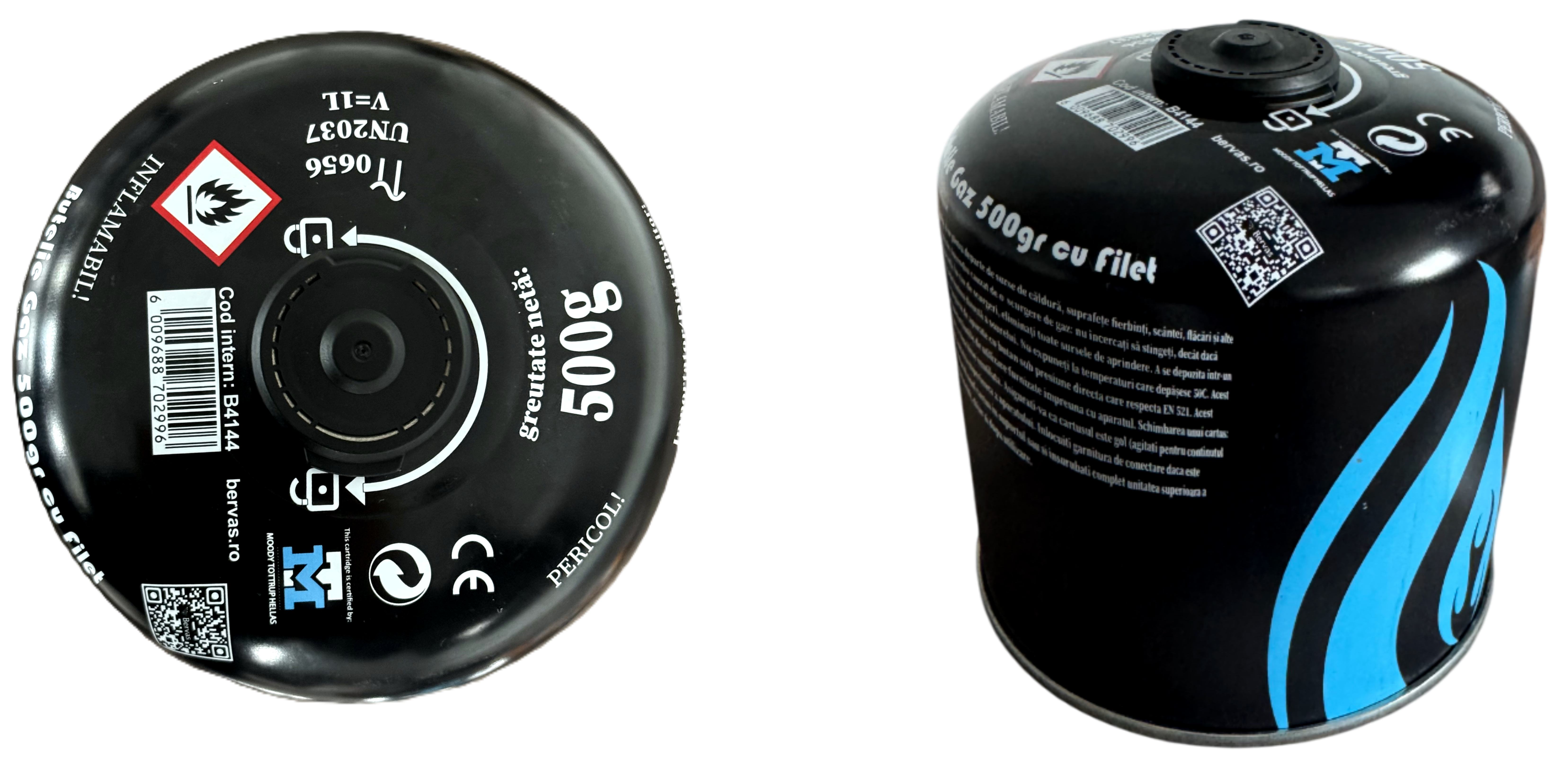 Butelie Gaz 500gr cu Filet