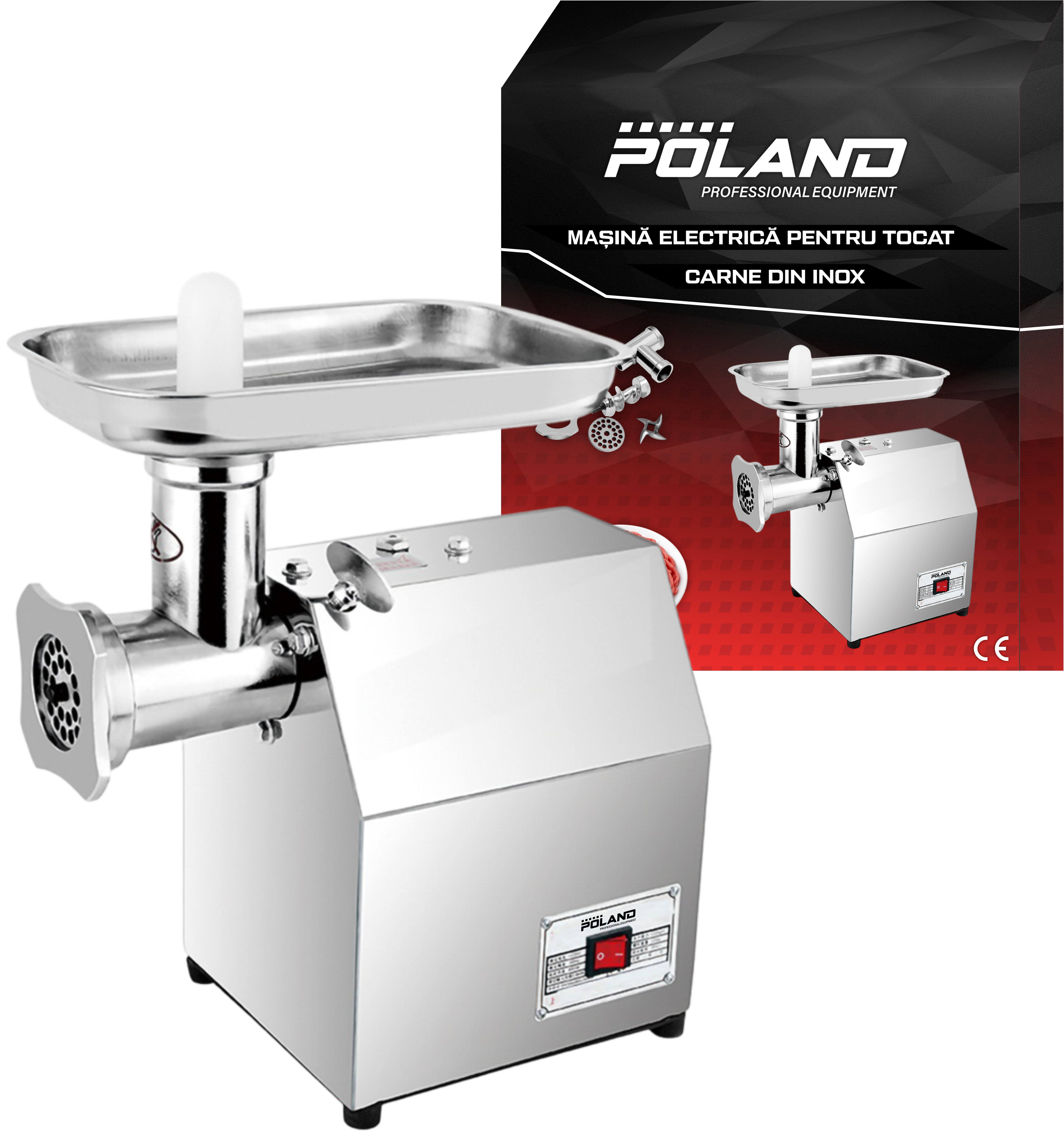 Masina Electrica de Macinat Carne Poland Inox