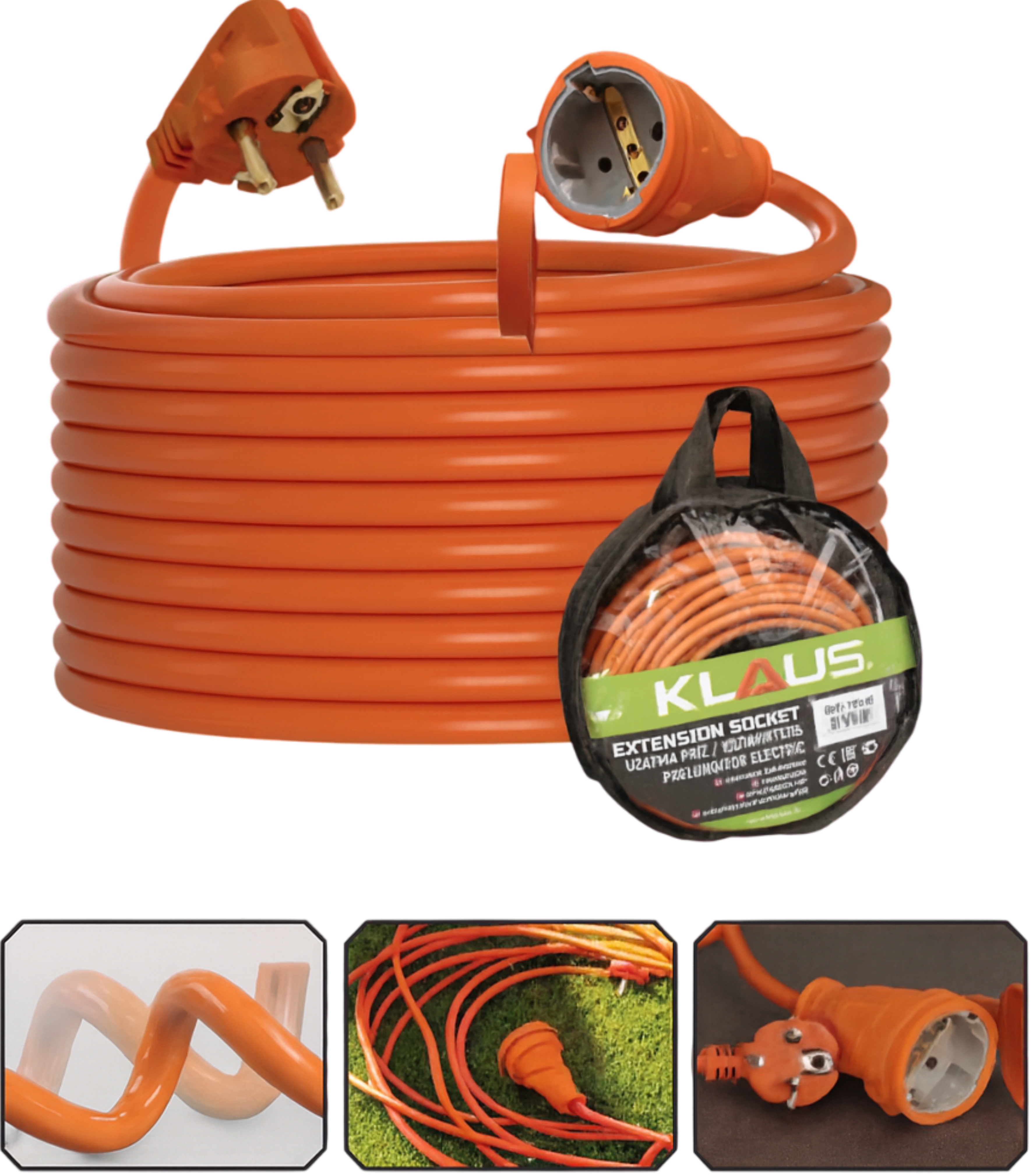 Prelungitor Electric 10m 3x1.5 Fisa KL
