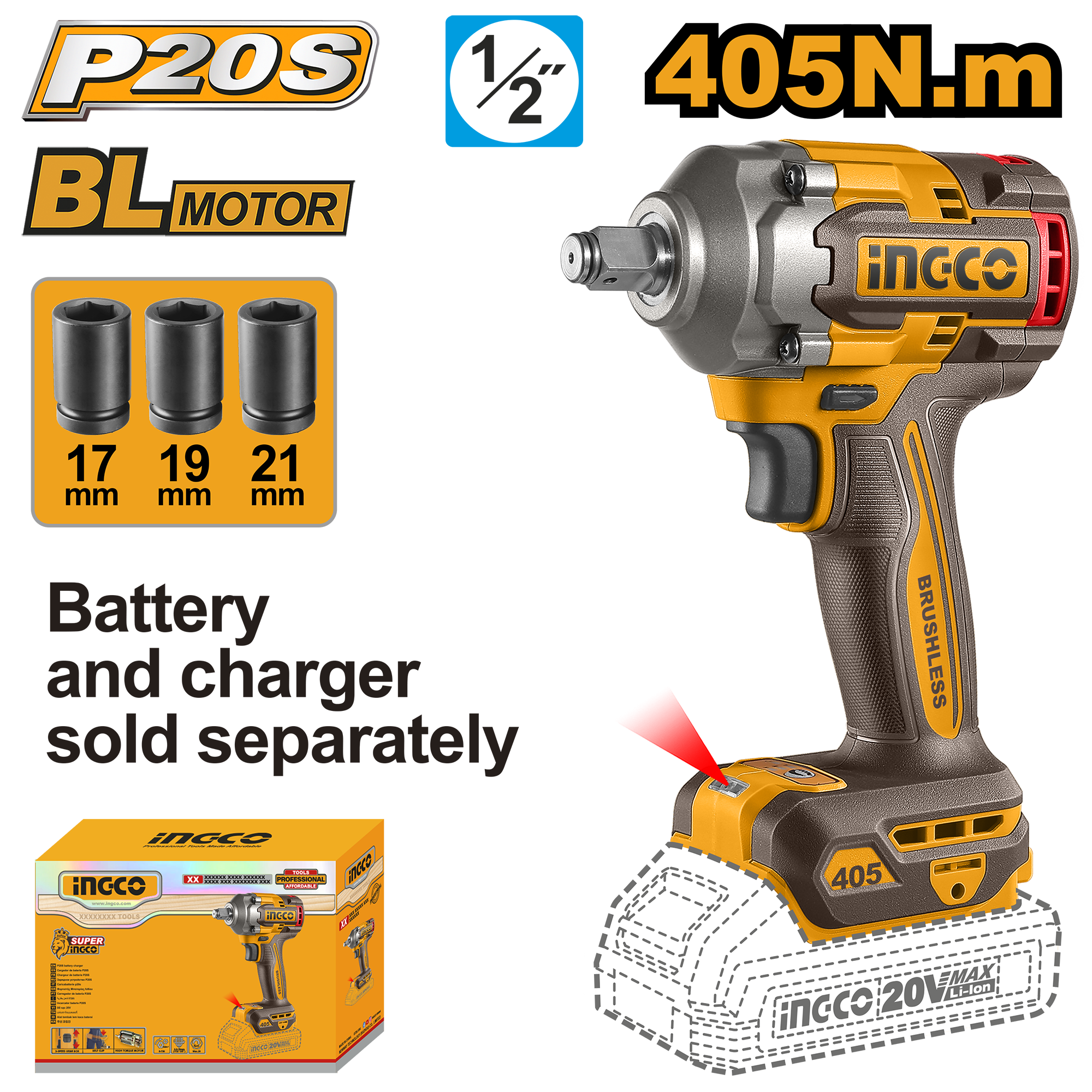 Filetanta 20V 405Nm