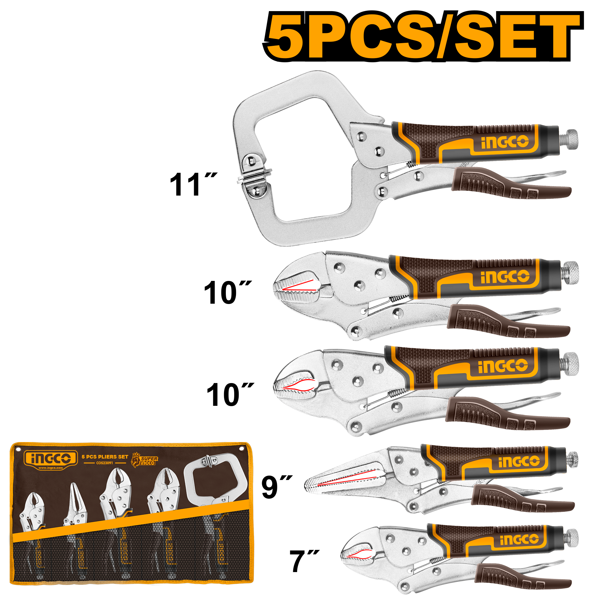 Cleste Autoblocaj Set 5buc