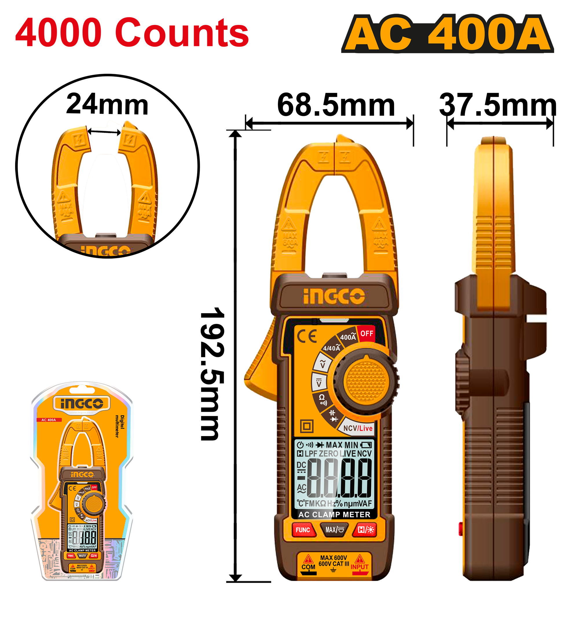 Multimetru / Clampmetru 400