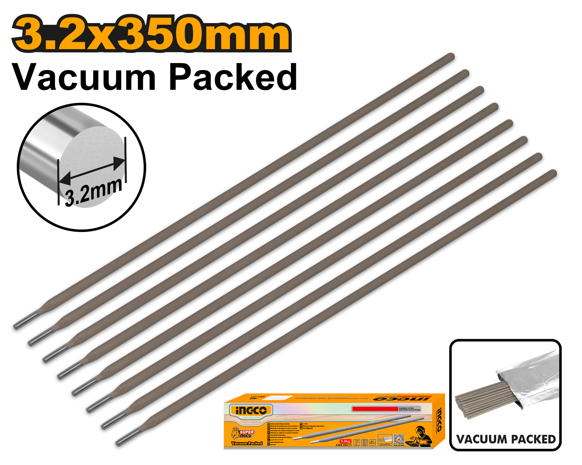 Electrozi INGCO 3.25 x 350mm 5 kg