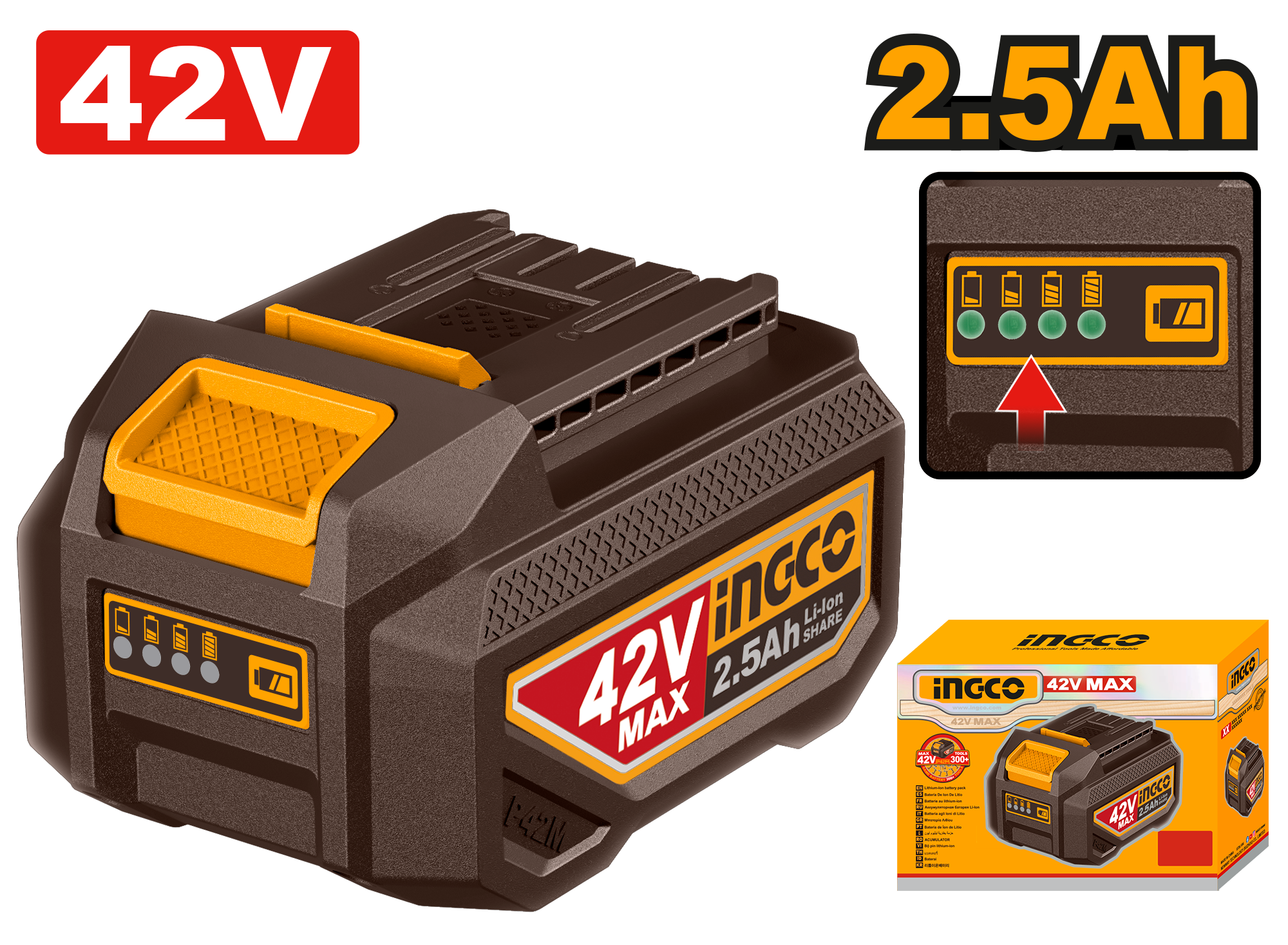 Baterie (Acumulator) 42V 2.5Ah