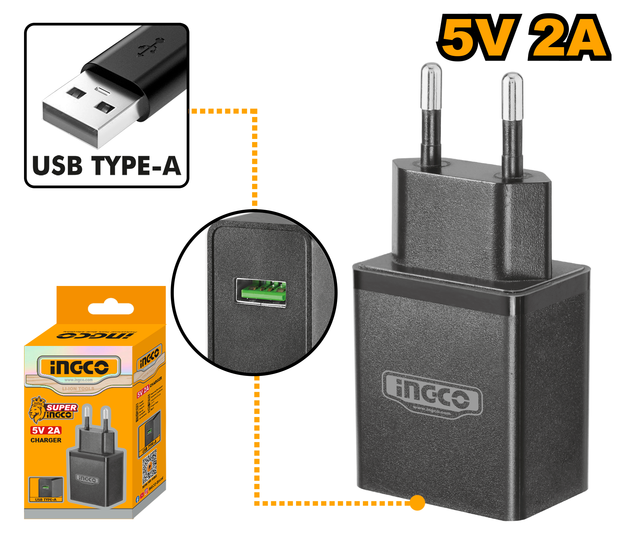 Incarcator USB-A 5V 2Ah