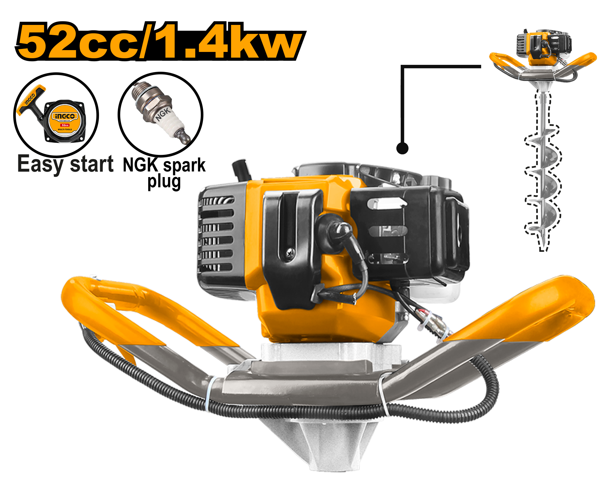 Motoforeza 52CC 1.4KW
