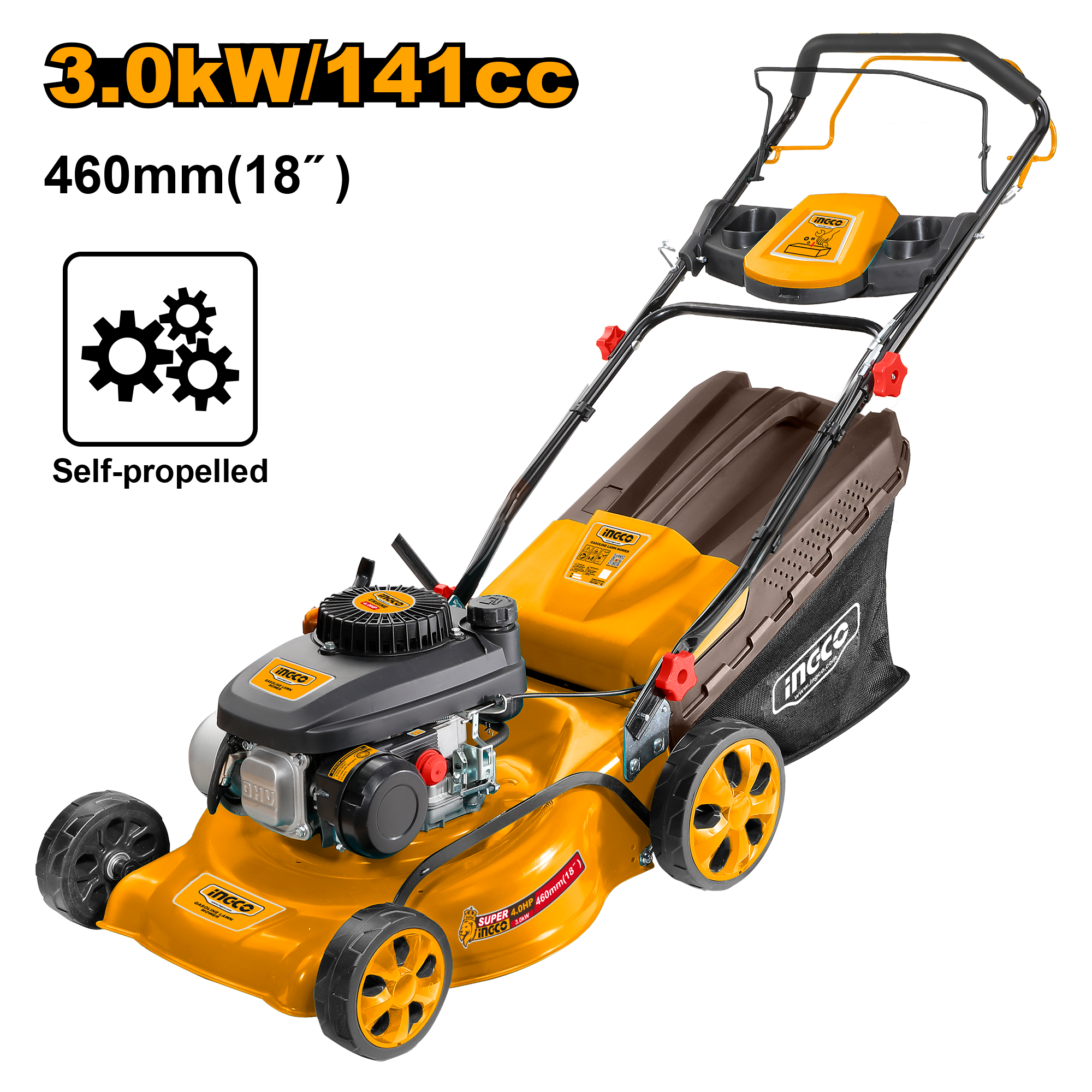 Masina Tuns Iarba cu Tractiune 4.0Hp