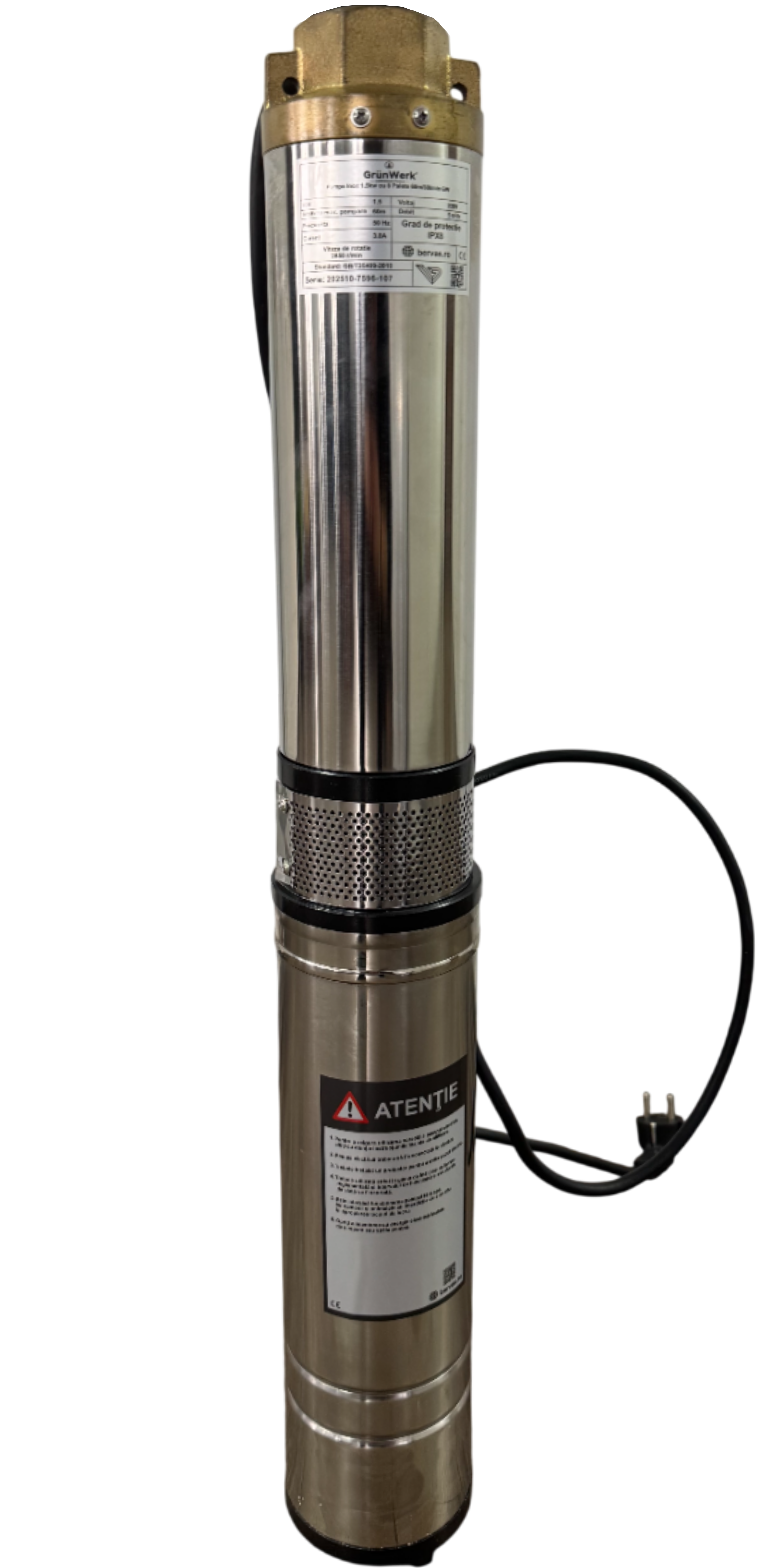 Pompa Inox 1.5kw cu 8 Turbine 60m/80l/min GW