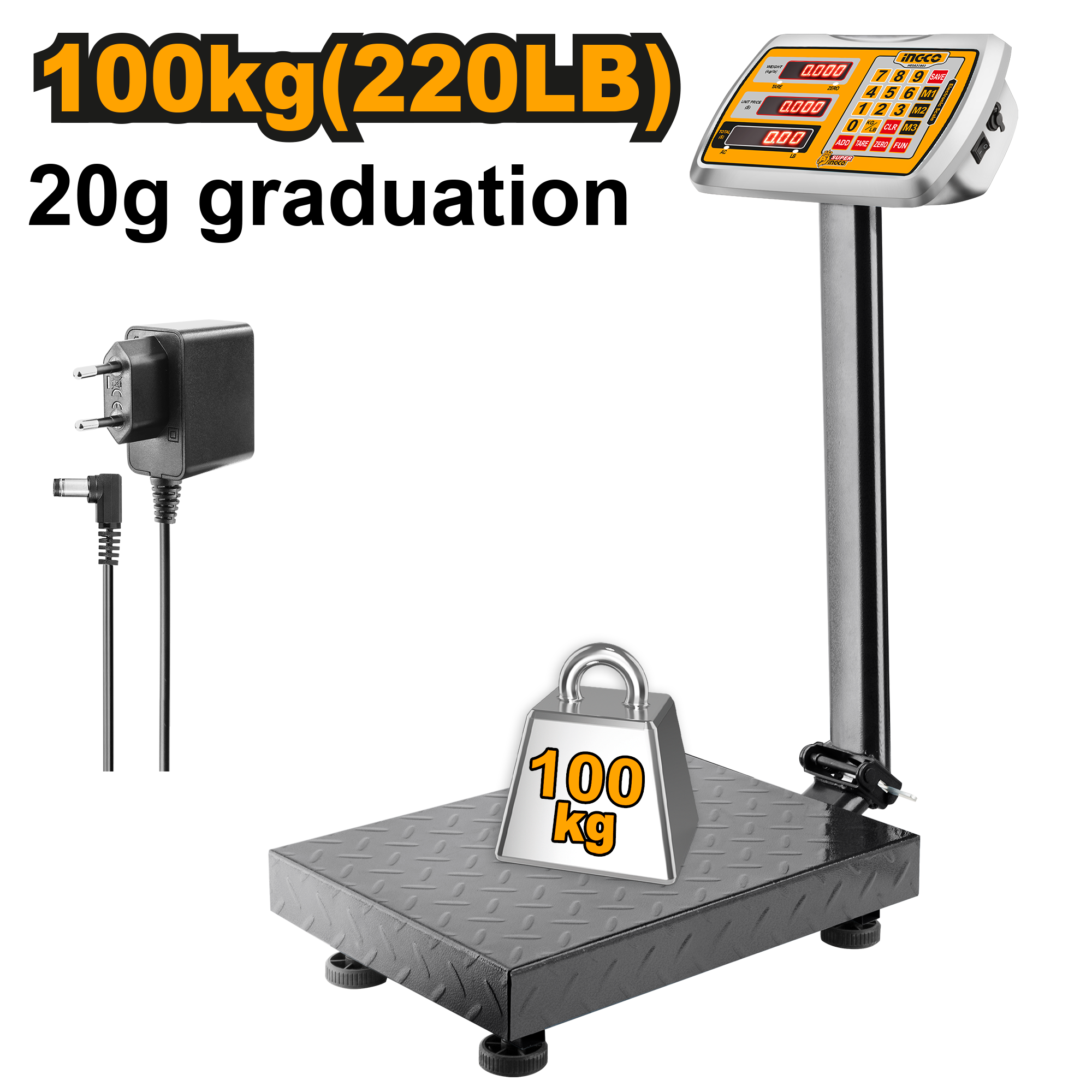 Cantar Electronic Ingco 100Kg