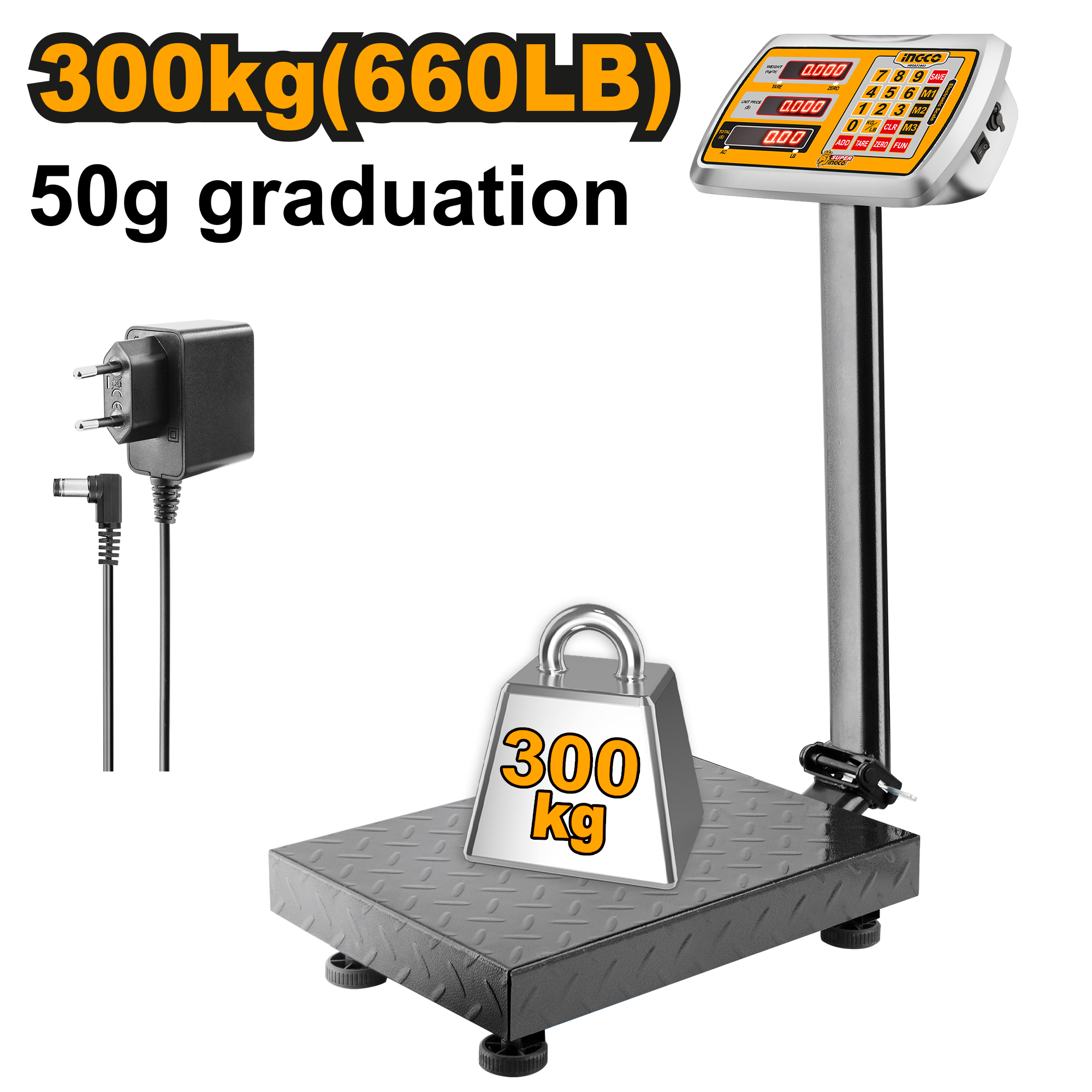 Cantar Electronic Ingco 300kg