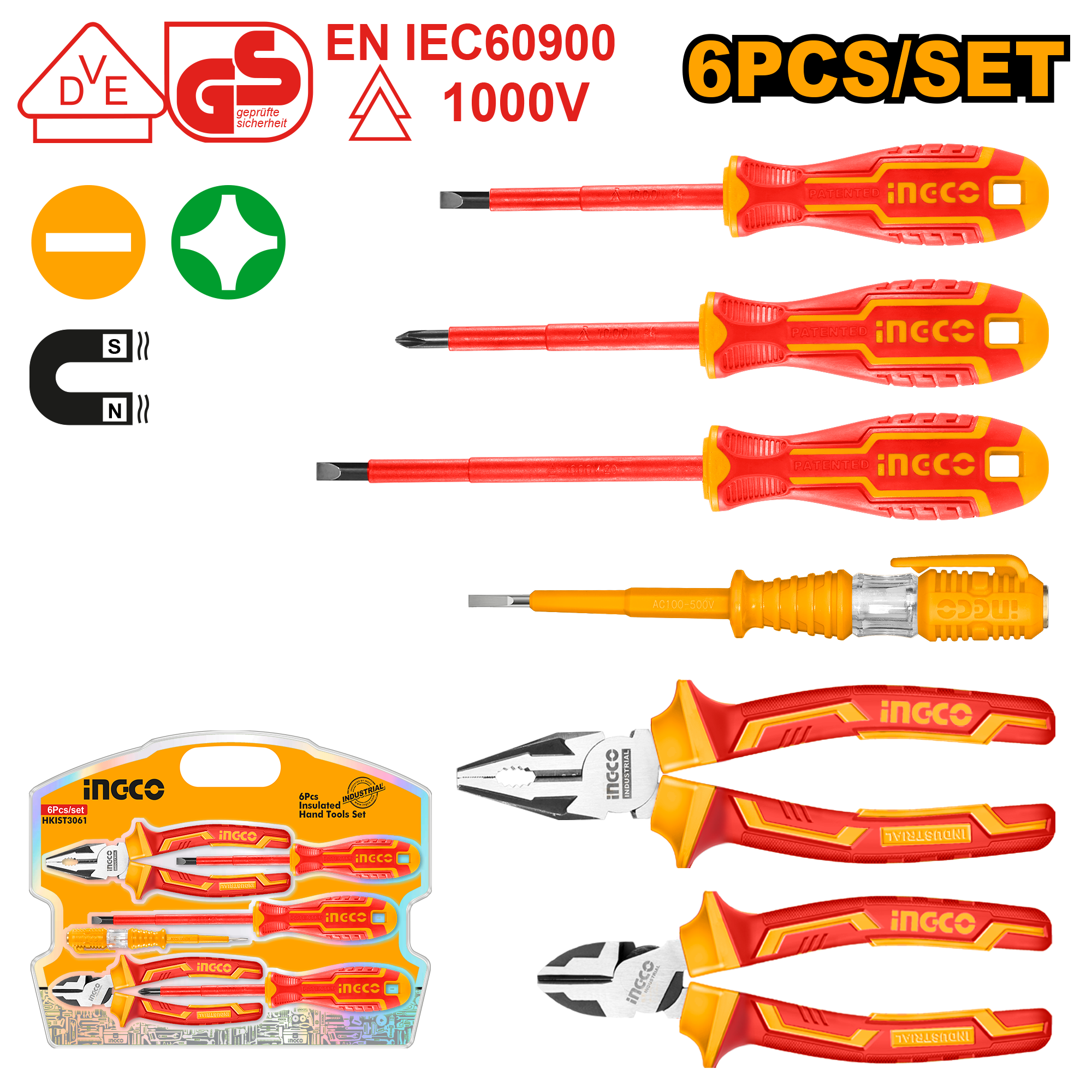 Trusa Electrician Set 6buc