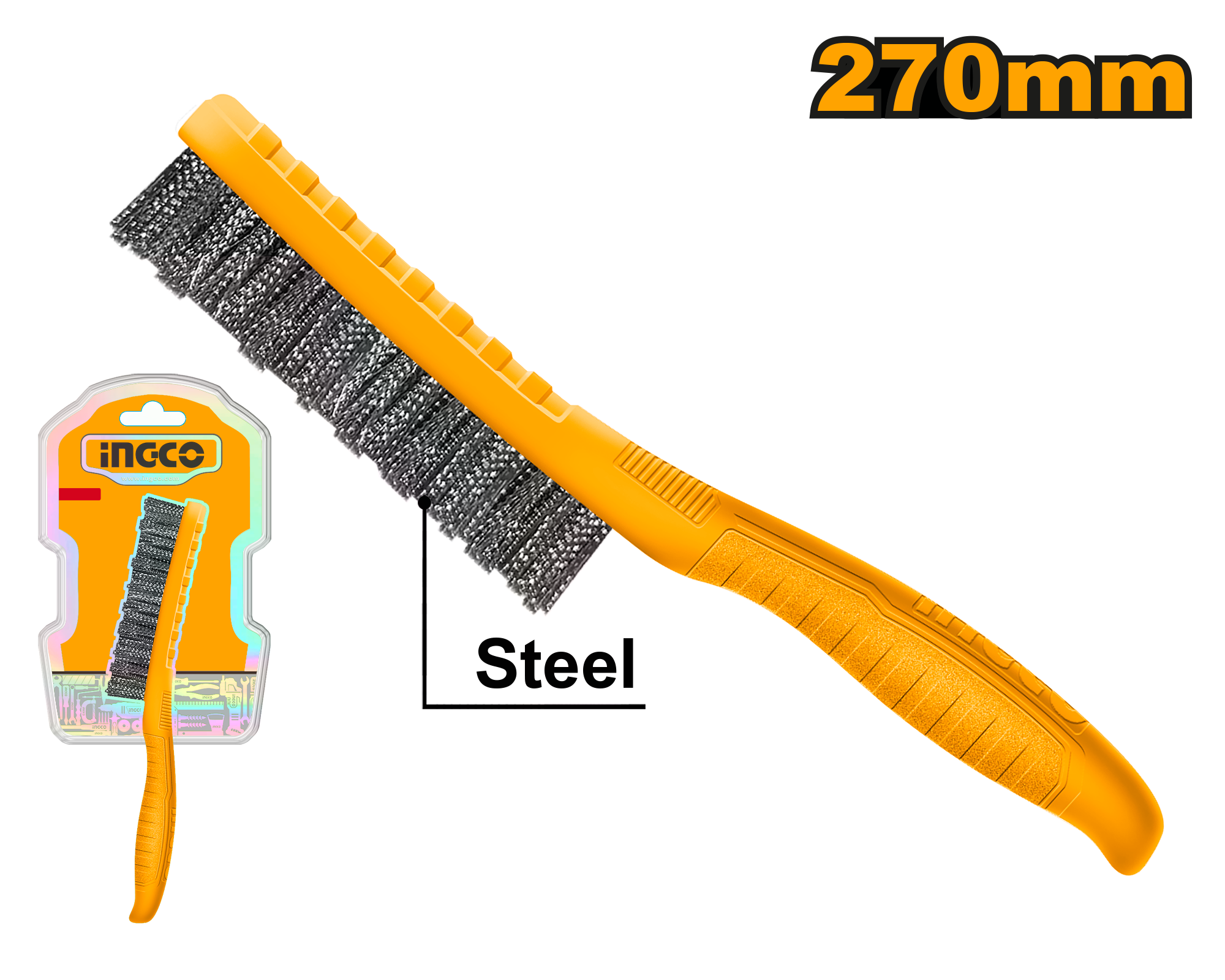 Perie de Sarma Dura pentru Metal 270mm