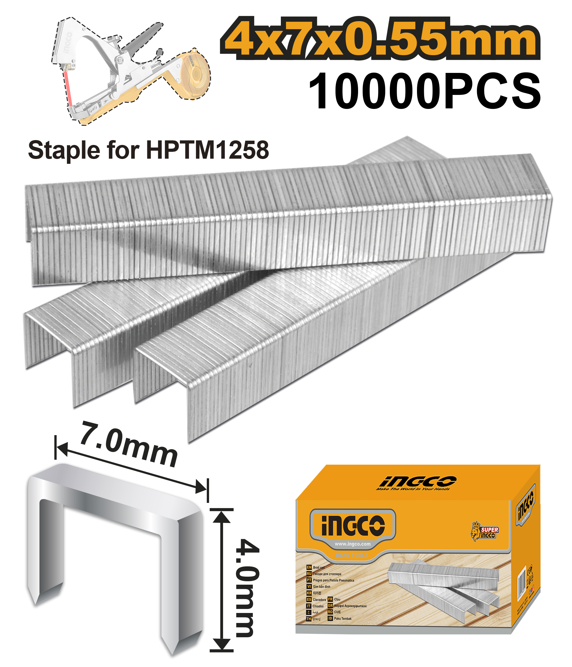 Capse 10000buc 7x4mm