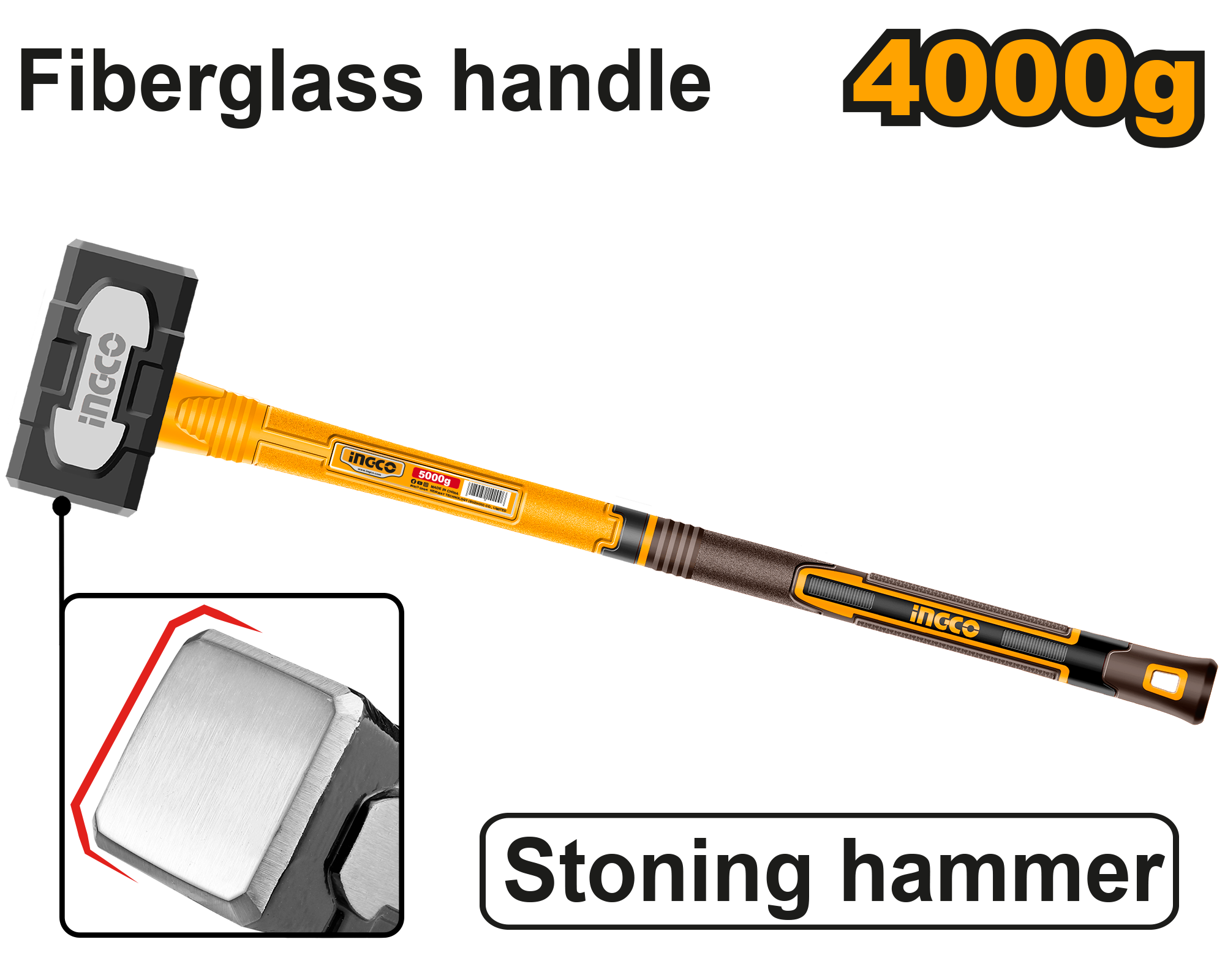Baros cu Maner Fibra 4.0kg