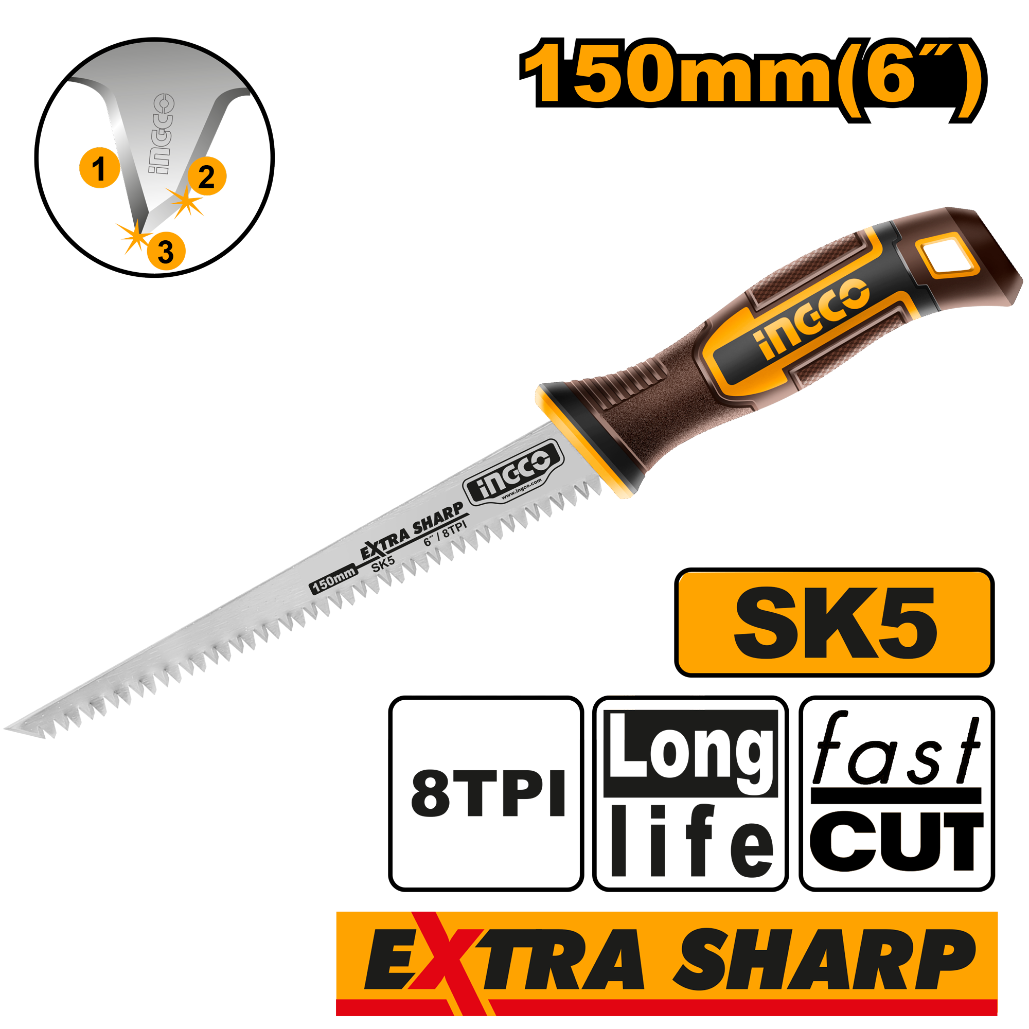 Fierastrau Manual pentru Rigips 150mm