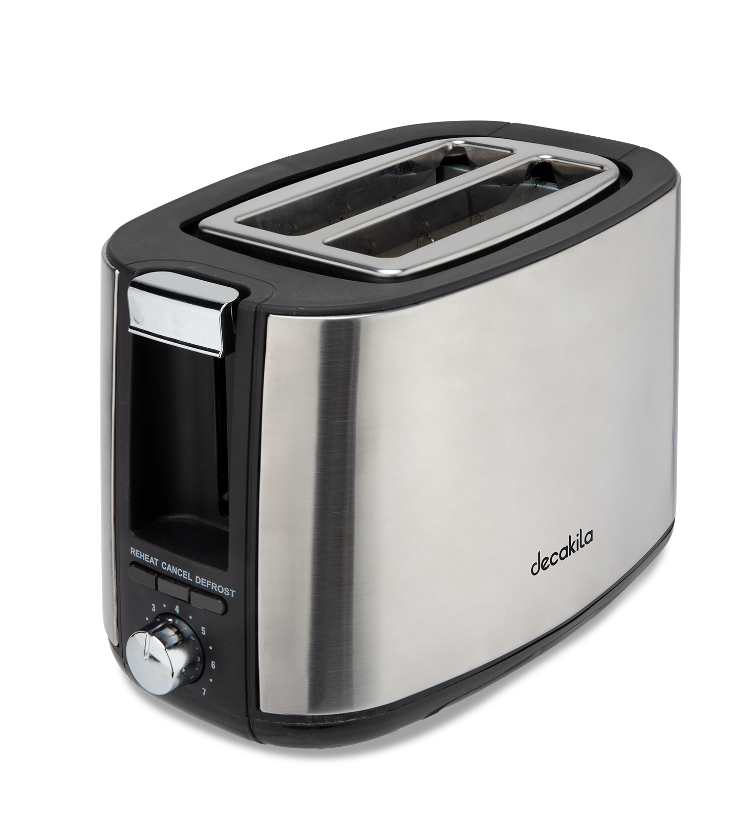 Prajitor Paine 750W 2 Felii Negru/Inox