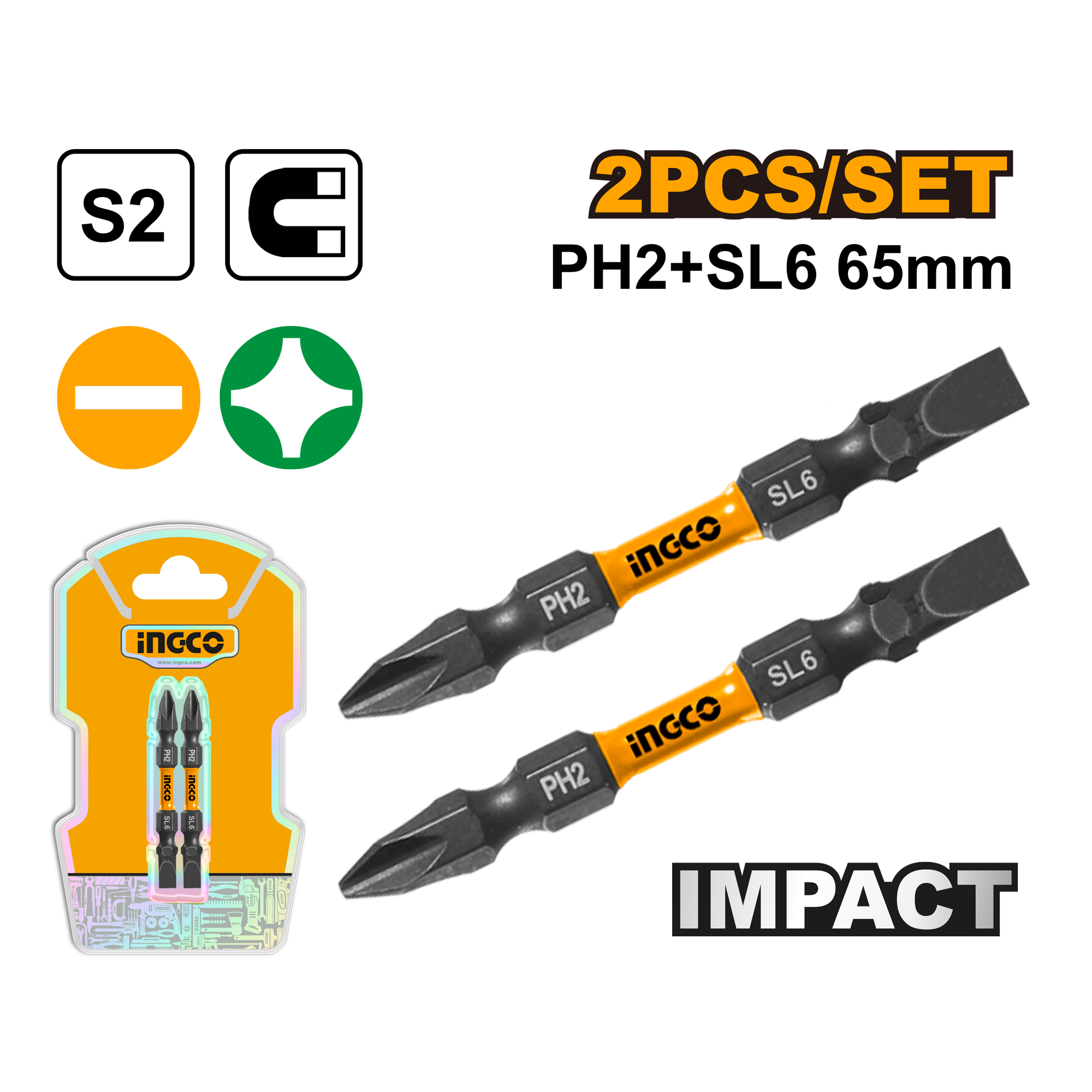 Set Biti PH2 + SL6 Combinat Impact 2buc (nou)