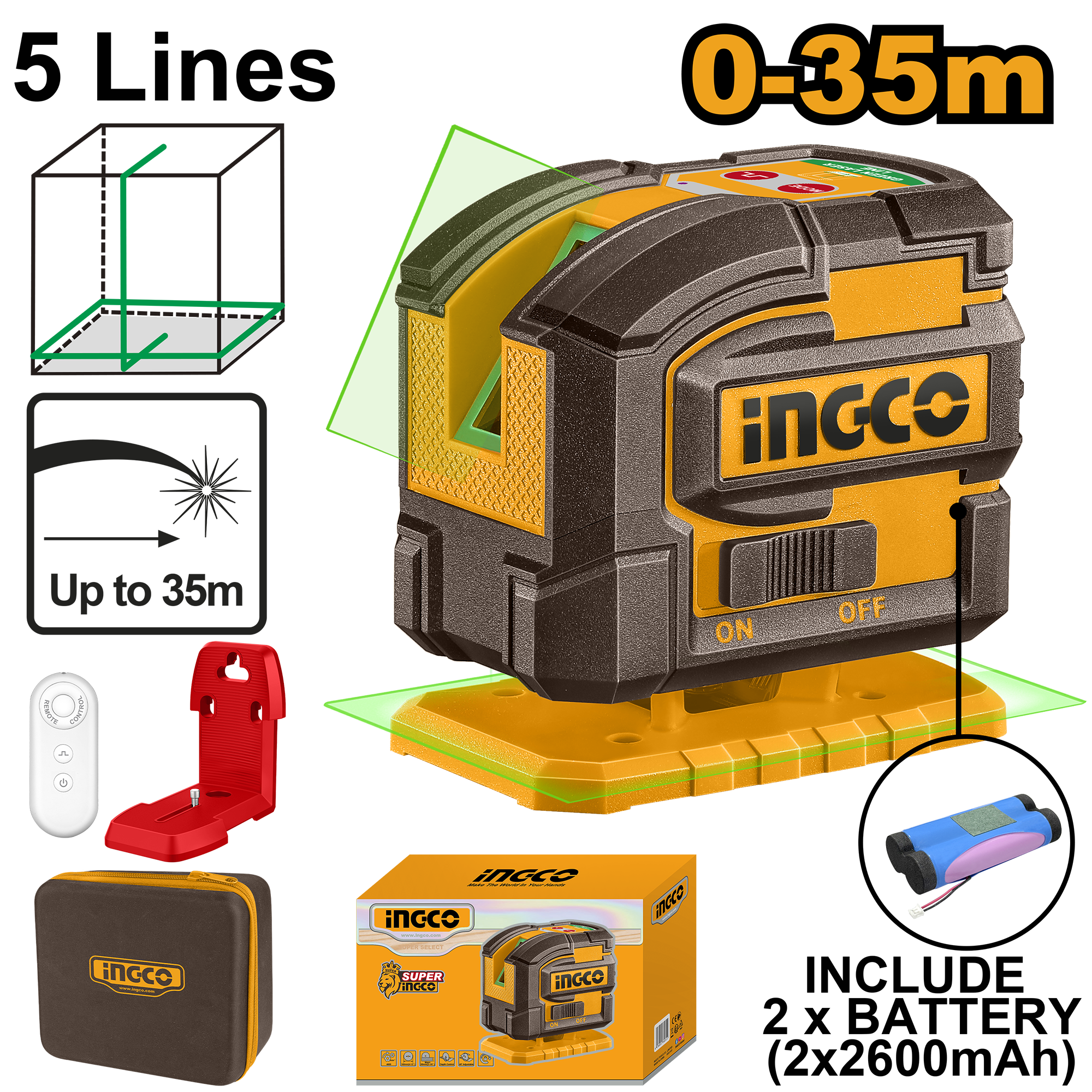 Nivela cu Laser 0-35m