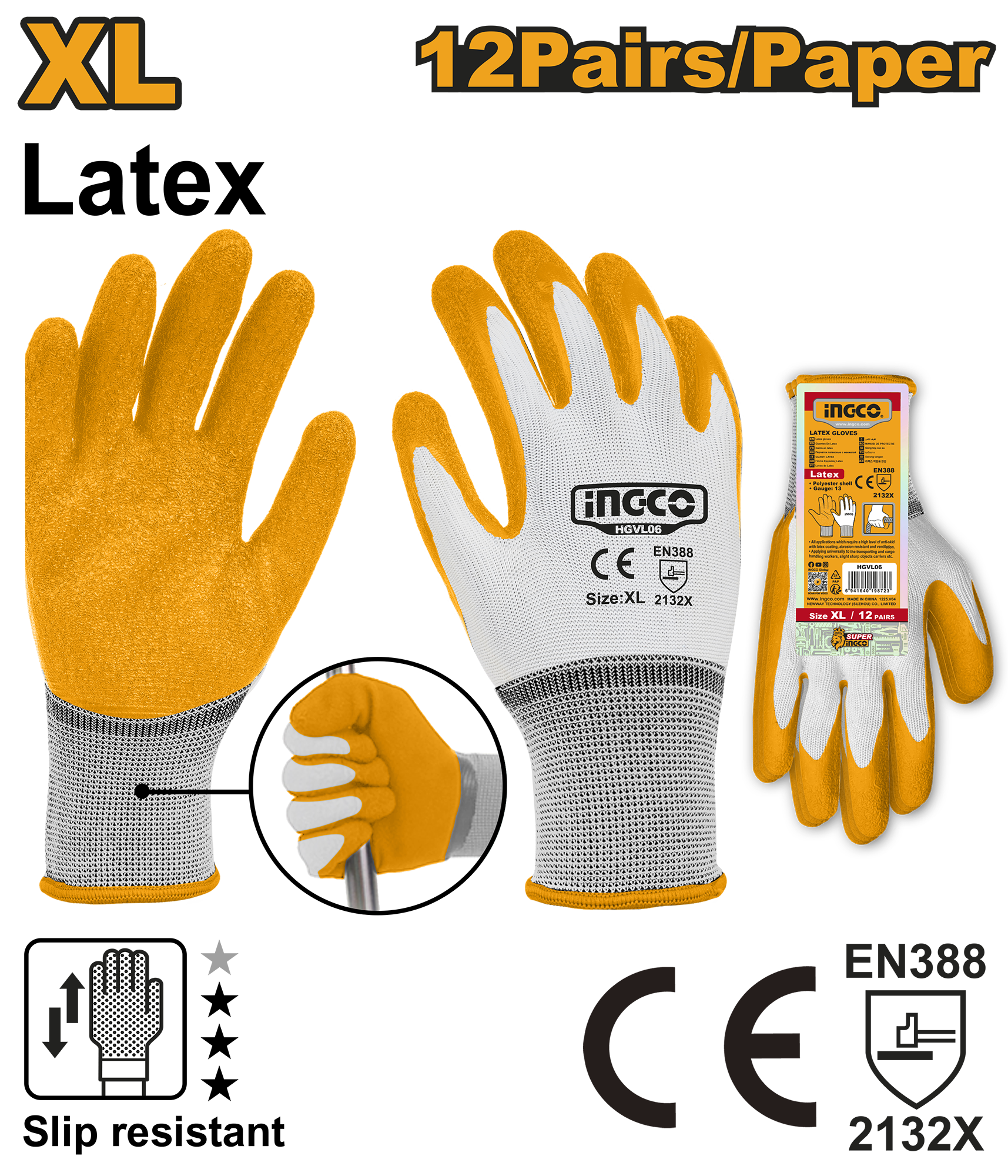 Manusi de Protectie Latex XL