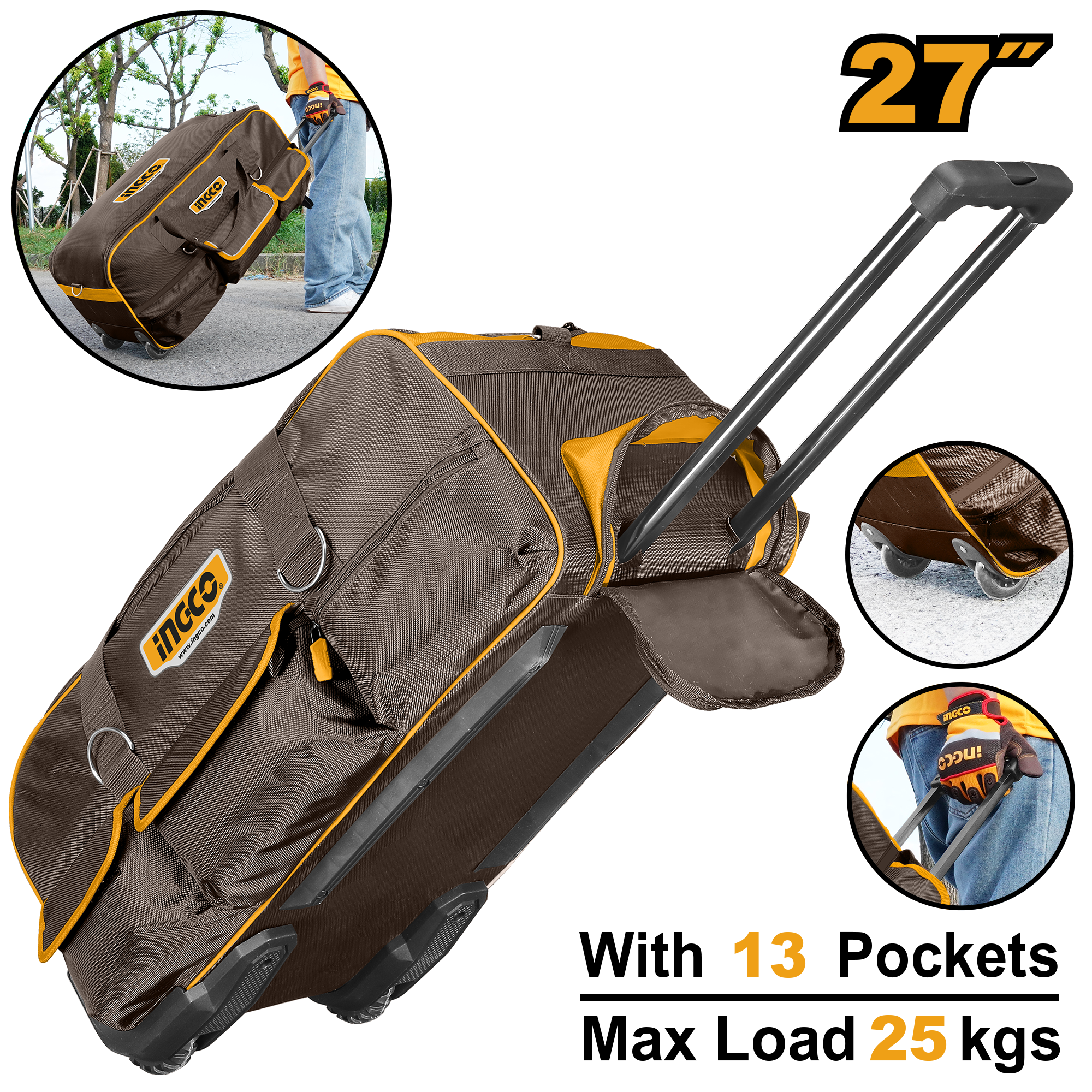 Geanta INGCO Tip Troler 25kg