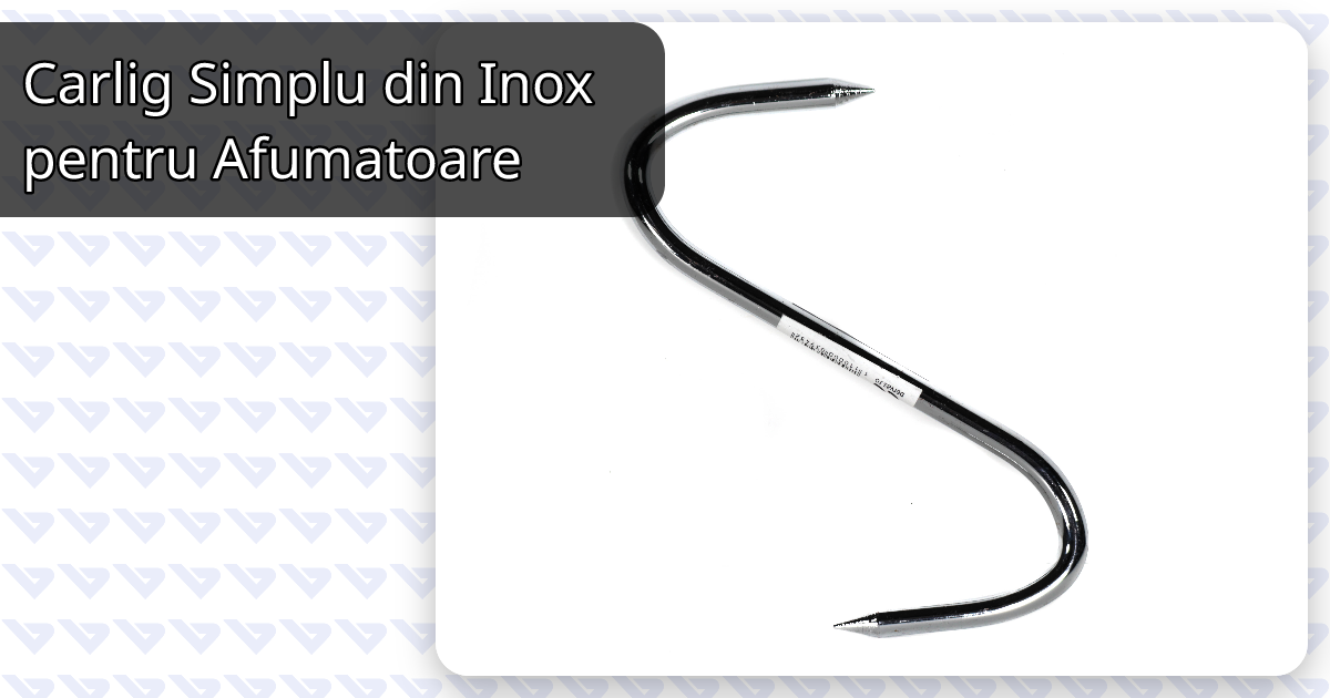 Carlig Simplu din Inox pentru Afumatoare